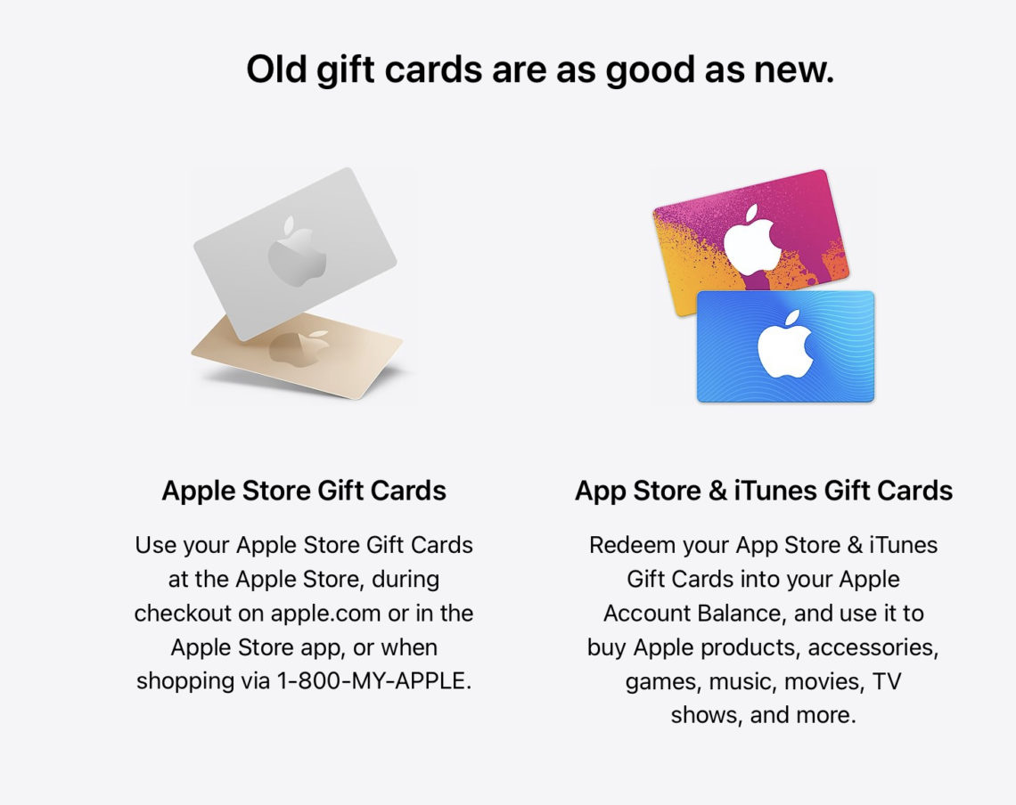 Great News! iTunes Gift Cards Can Now Be Used to Buy Apple Products - Can Itunes Gift Card Be Used In Apple Store