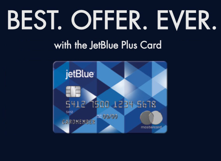 Huge New Offer! JetBlue Plus Card with 100,000 Points Running with Miles