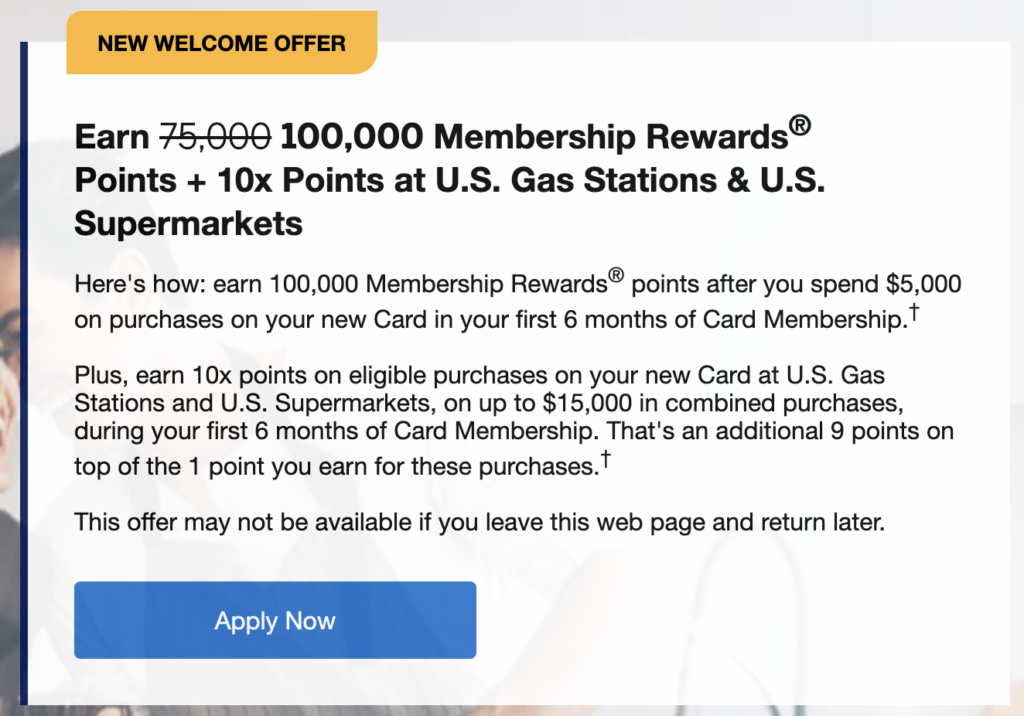HUGE American Express Platinum Offers - 100,000 Points and 10X Points ...