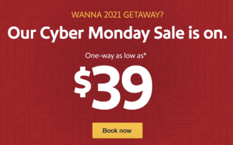 Southwest Flights Cyber Monday 2025 Dates