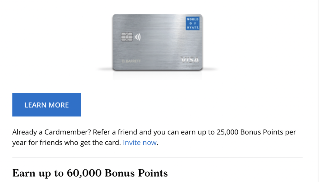 a credit card with a blue and white logo