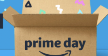 a cardboard box with a logo