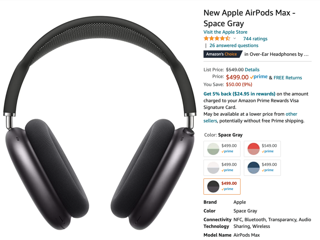 a black headphones with a black strap
