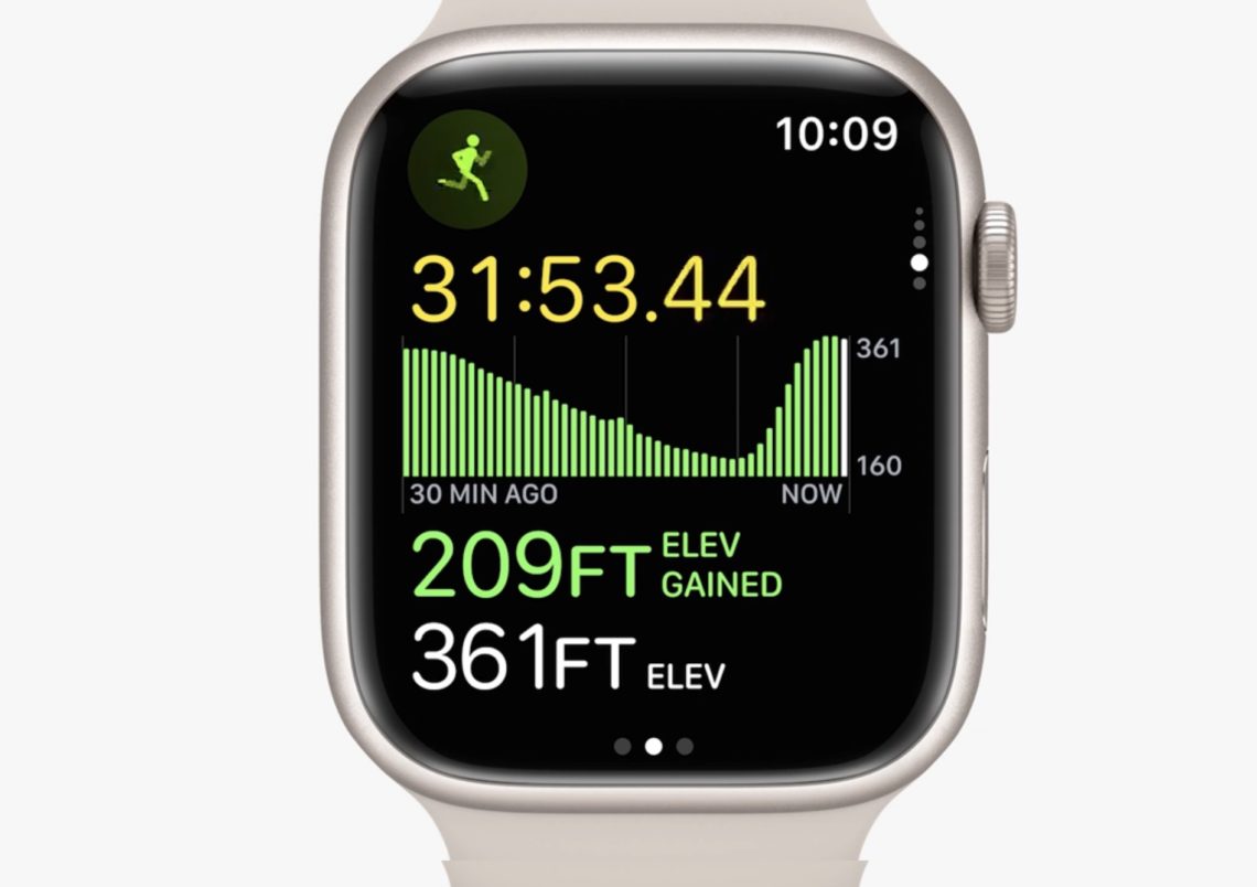 garmin watch with elevation