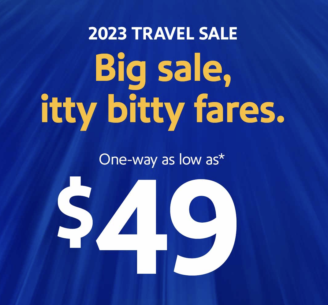New Southwest Sale from 49 Good for Travel Through May Running