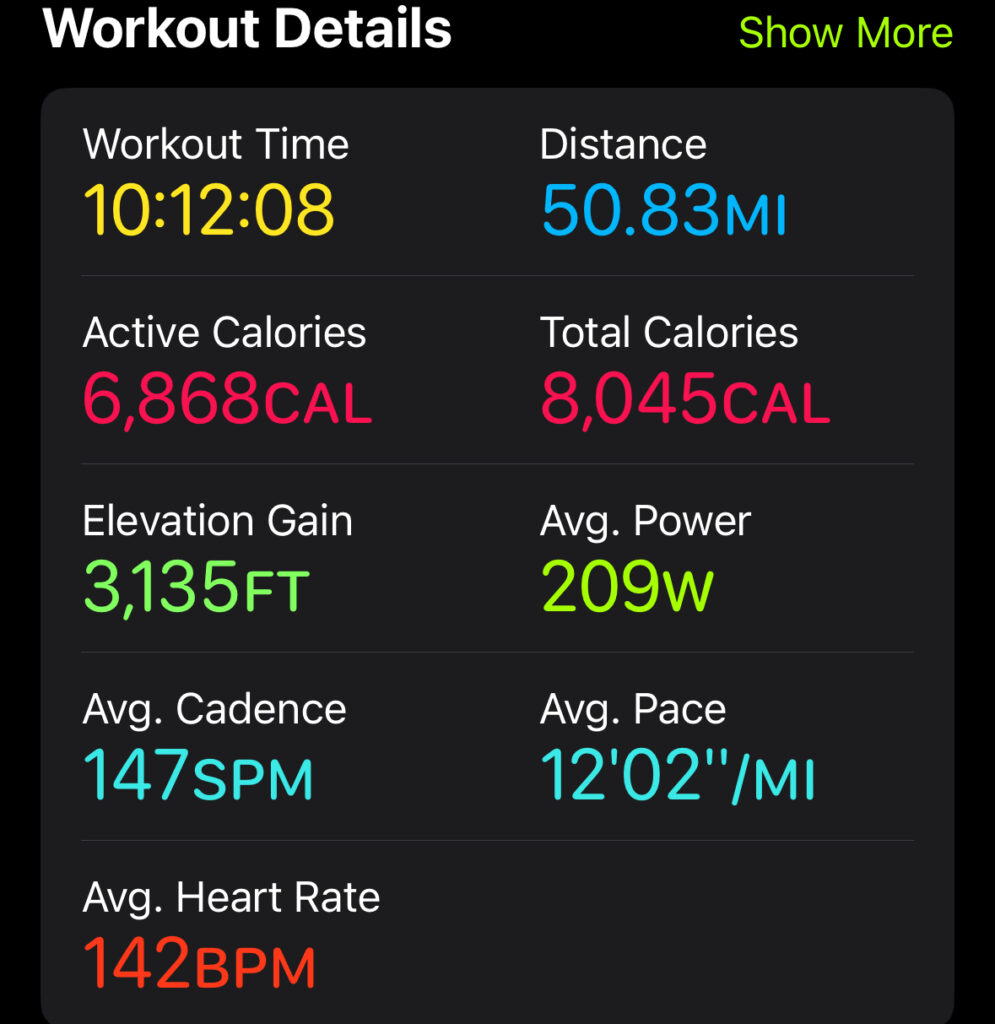 a screenshot of a fitness app