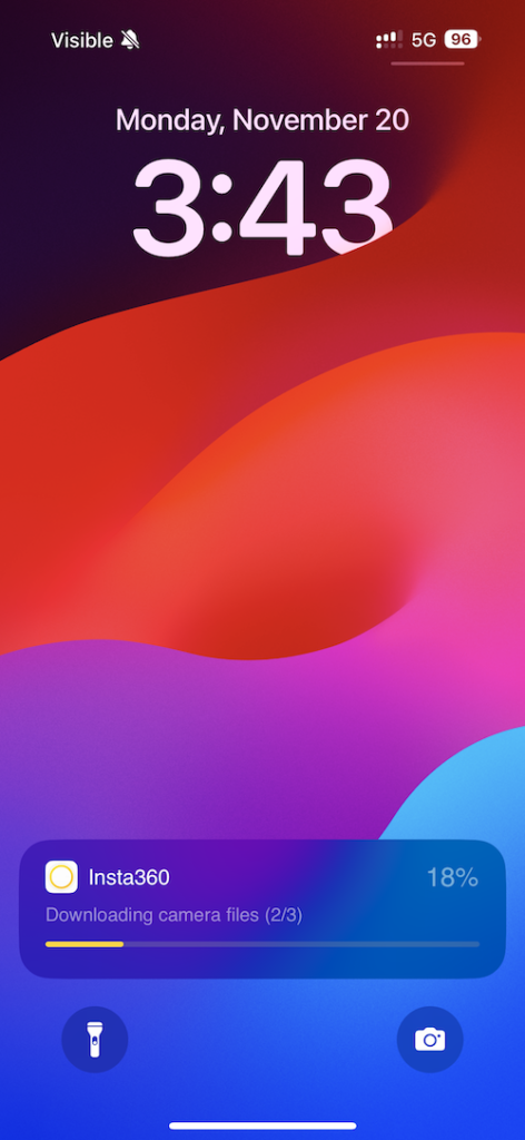 a colorful background with a curved shape
