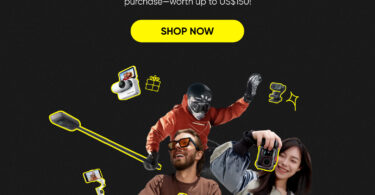 a group of people with a dog and a person holding a stick