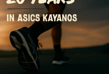 a person's feet on a road