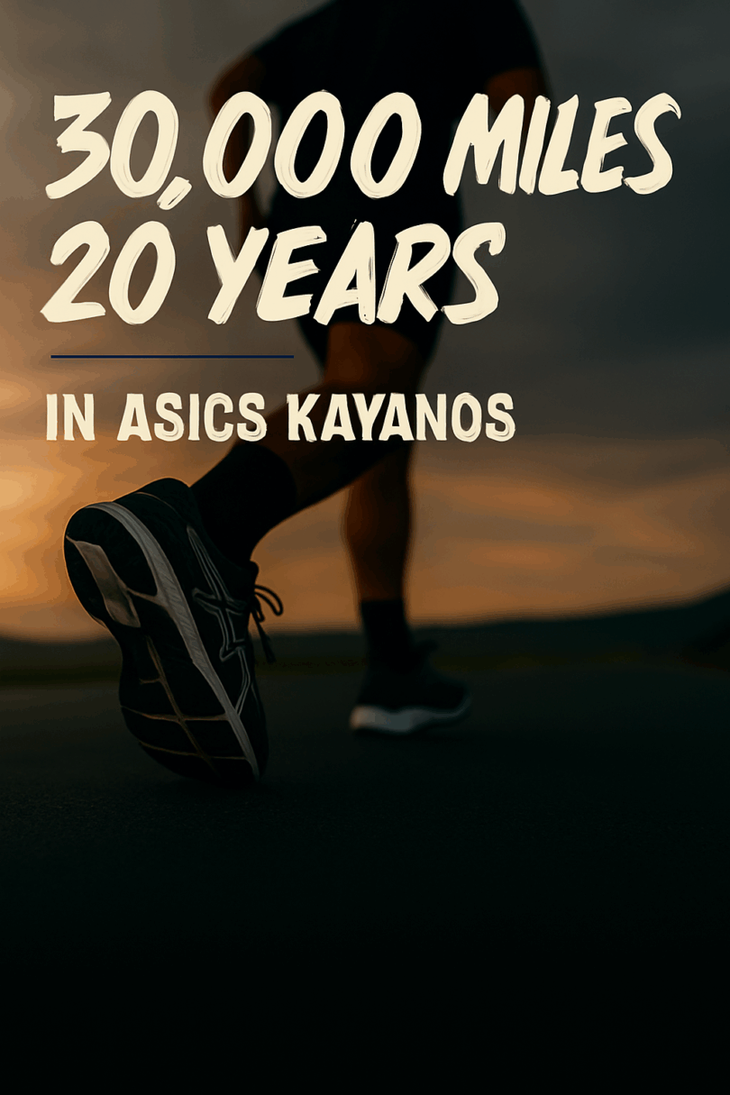 a person's feet on a road