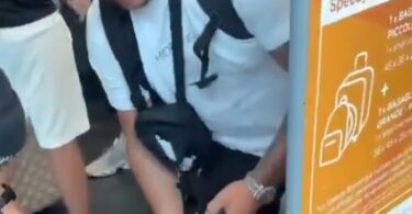 a man with a backpack