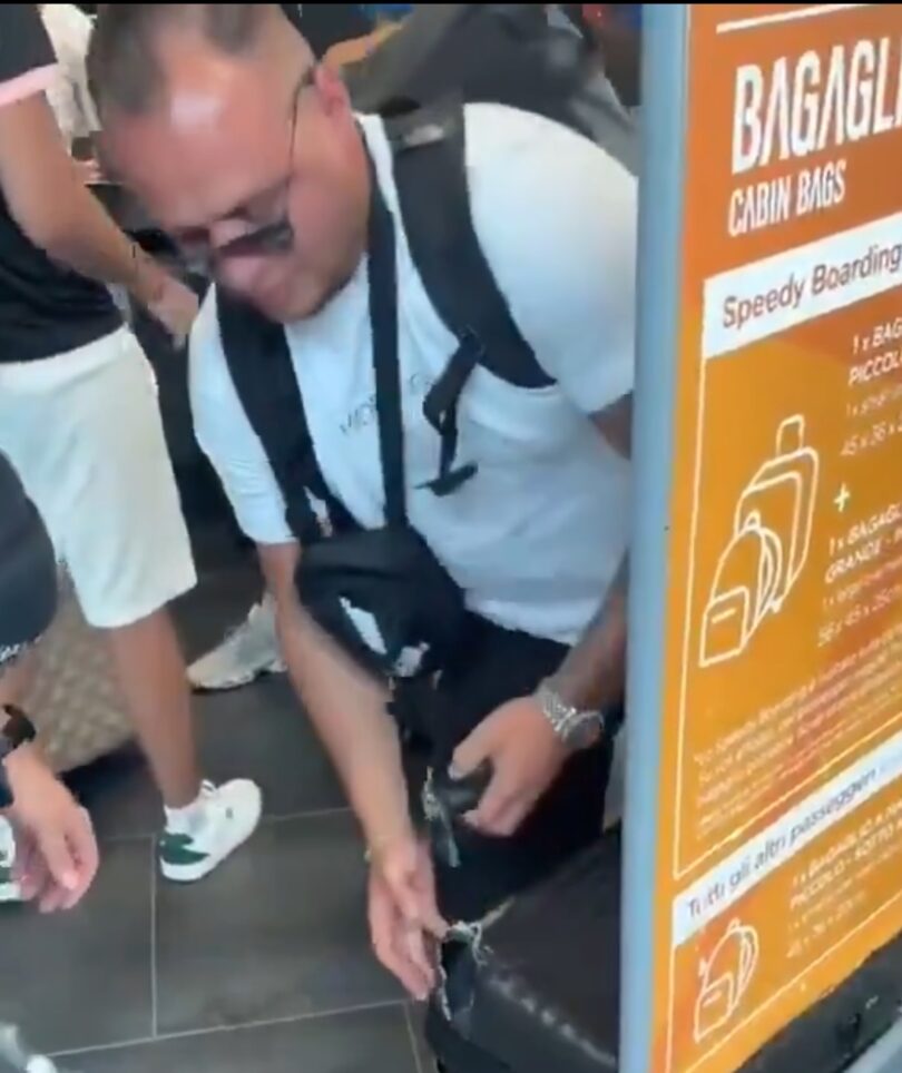 a man with a backpack