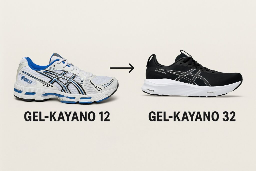 a comparison of a pair of shoes